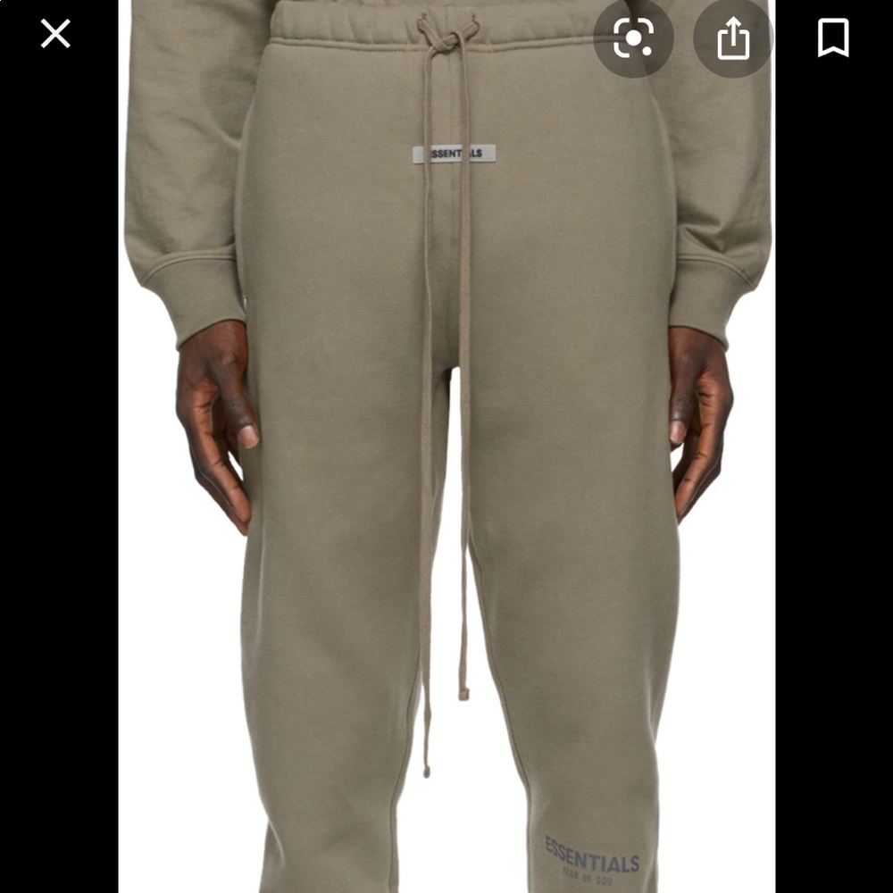 Essentials sweat pants taupe